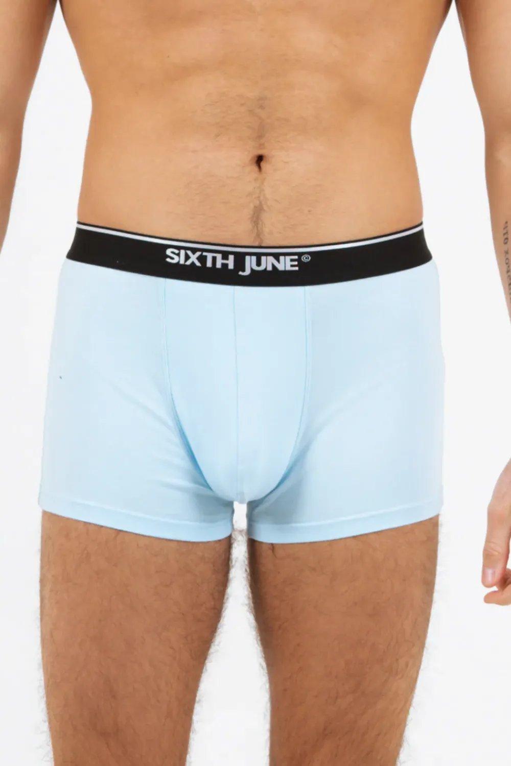 Homme Sixth June Sous Vêtements | Boxer Uni Bande Bleu Clair