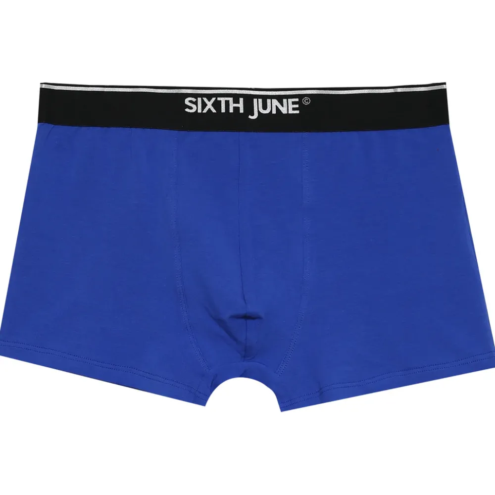 Homme Sixth June Sous Vêtements | Boxer Uni Bande Bleu Fonce