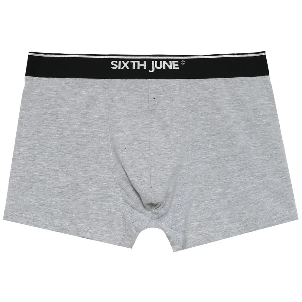 Homme Sixth June Sous Vêtements | Boxer Uni Bande Gris