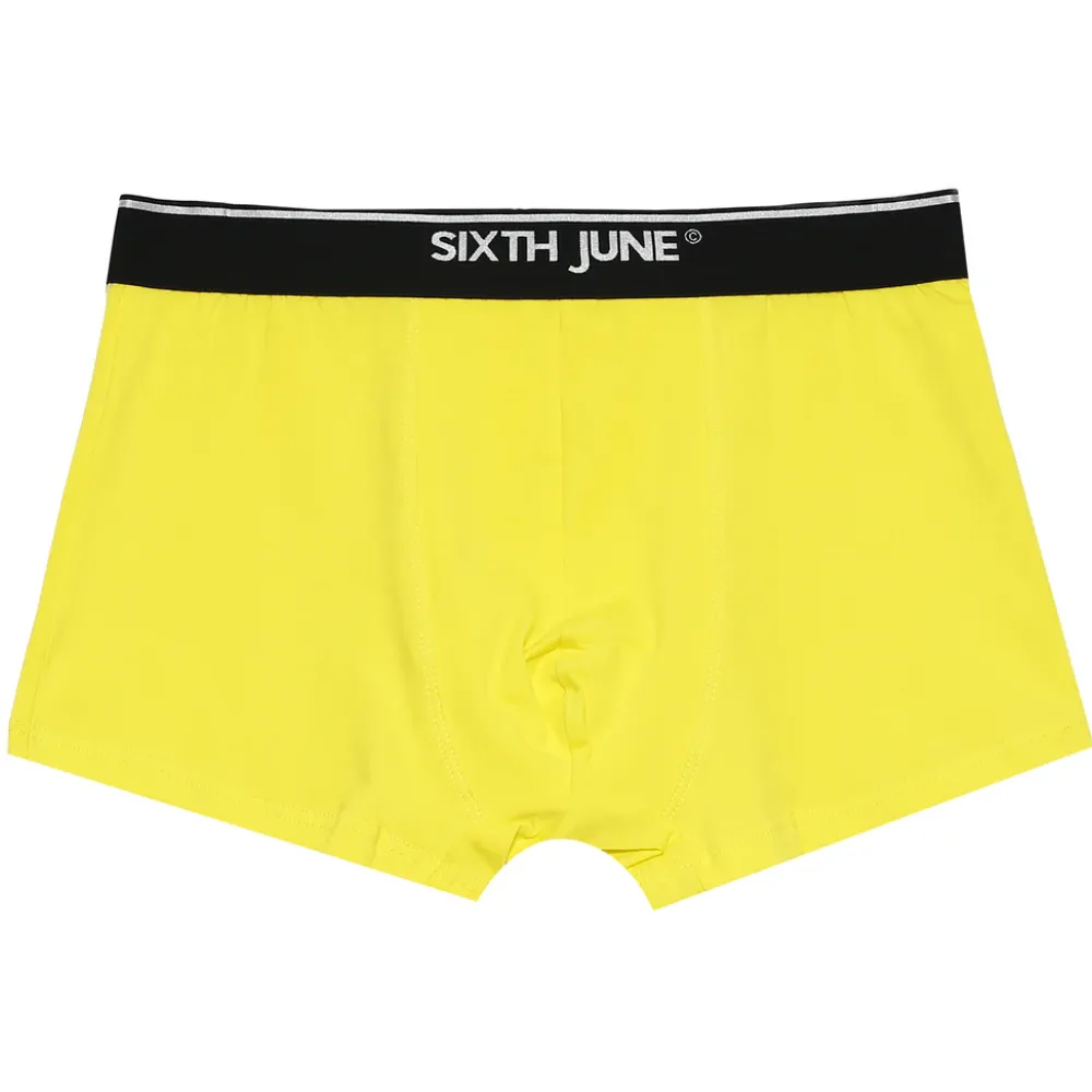 Homme Sixth June Sous Vêtements | Boxer Uni Bande Jaune