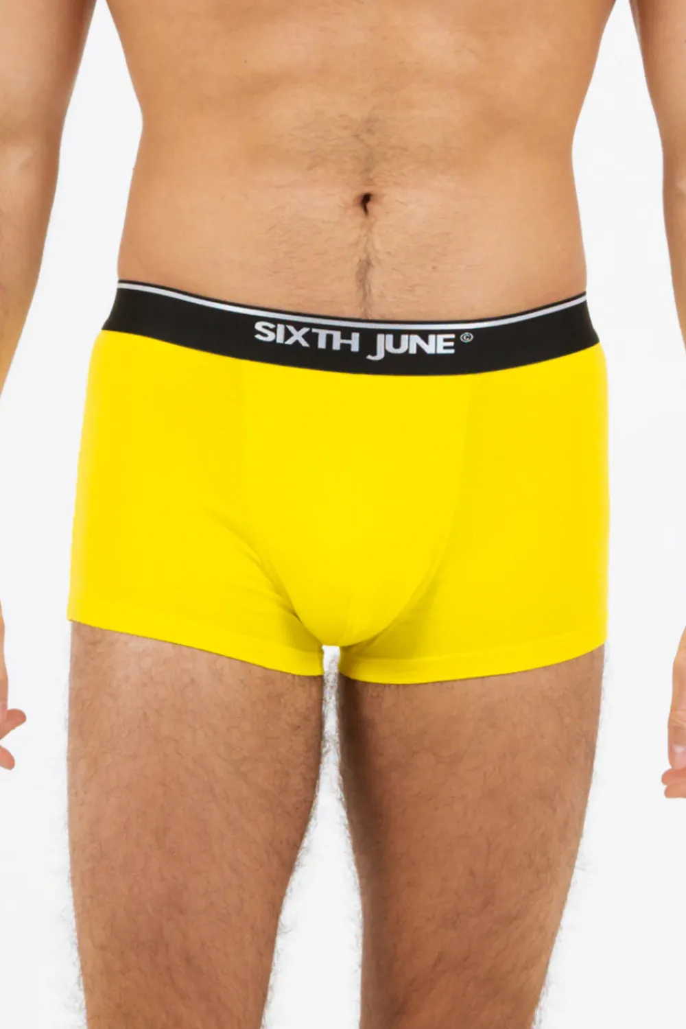 Homme Sixth June Sous Vêtements | Boxer Uni Bande Jaune