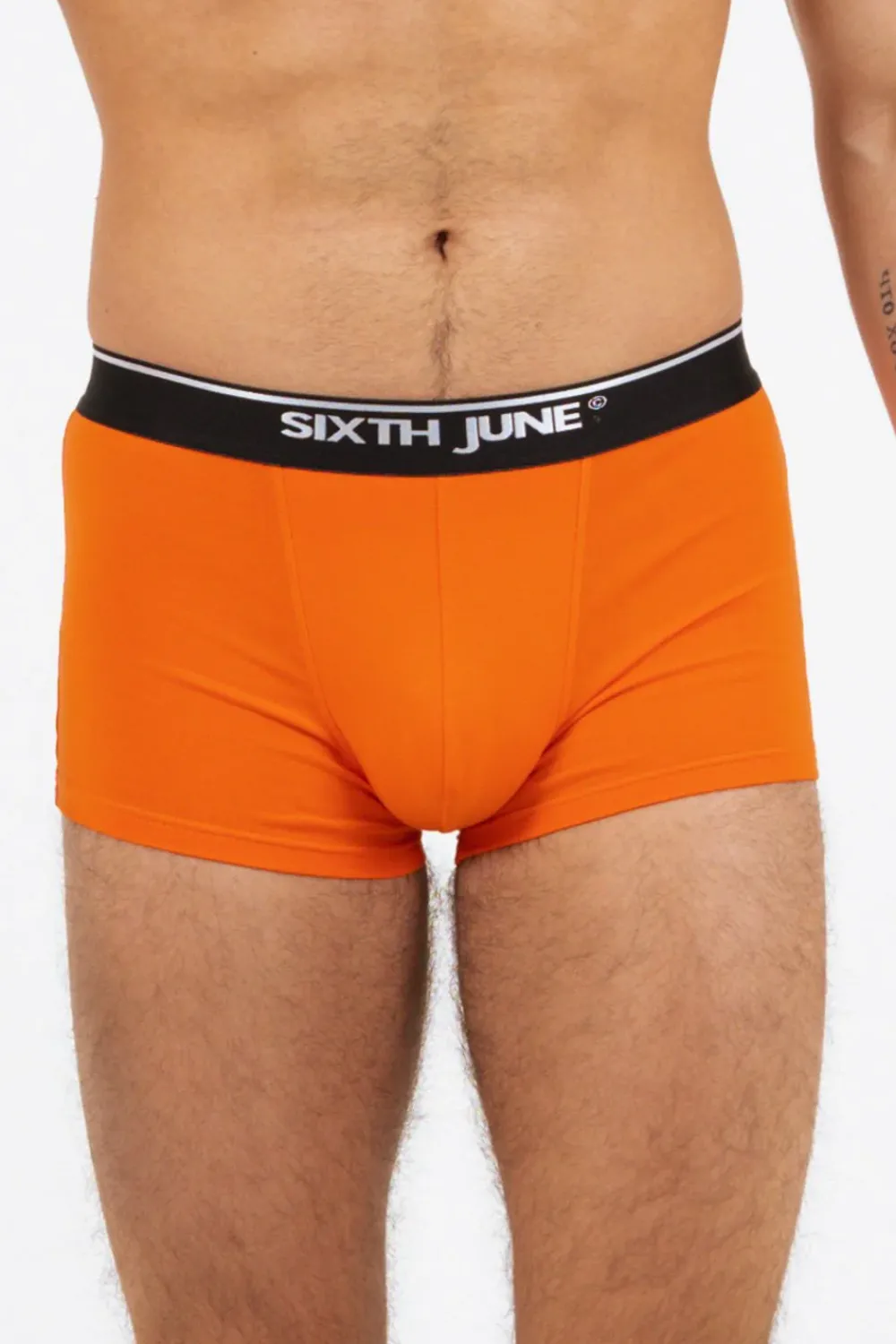 Homme Sixth June Sous Vêtements | Boxer Uni Bande Orange