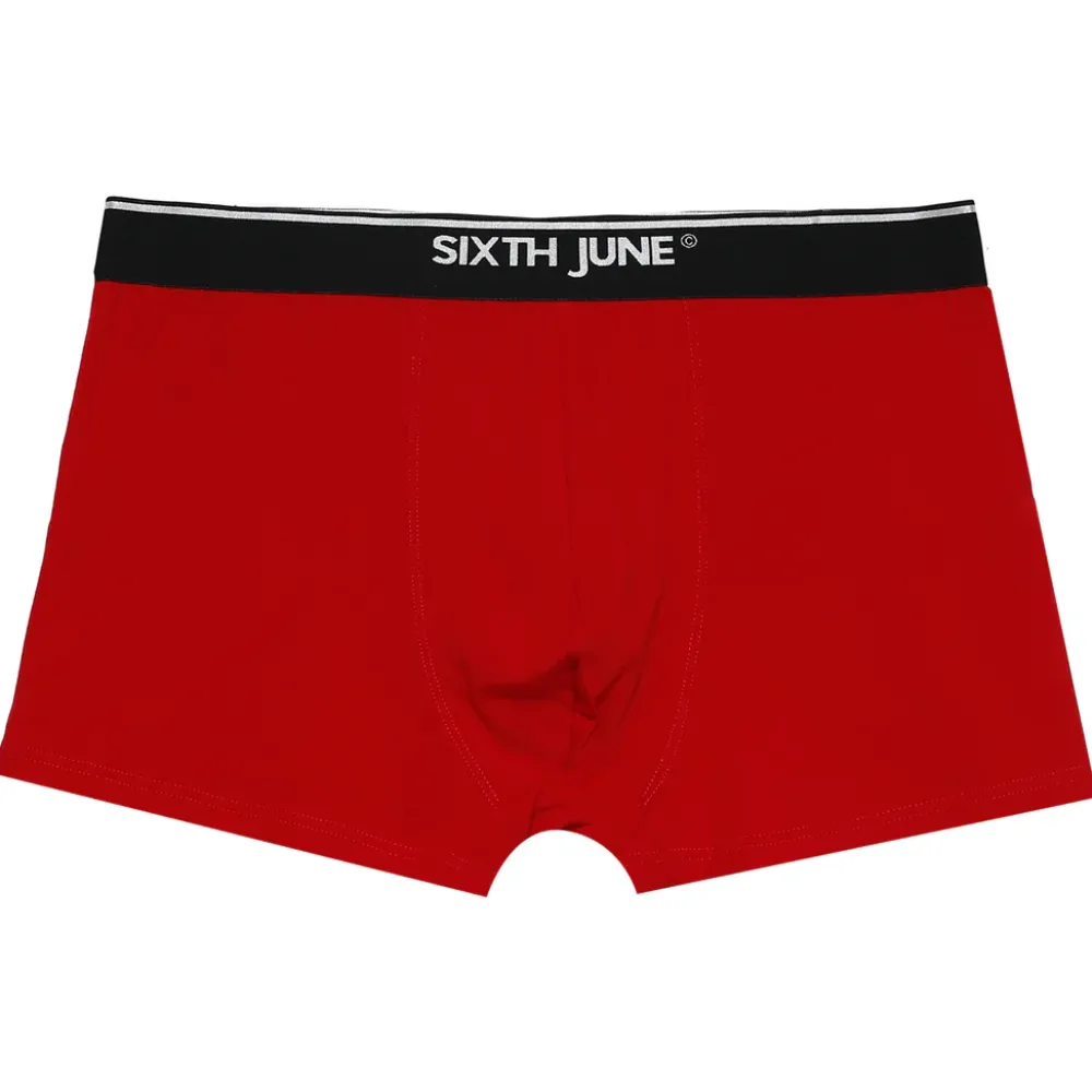 Homme Sixth June Sous Vêtements | Boxer Uni Bande Rouge