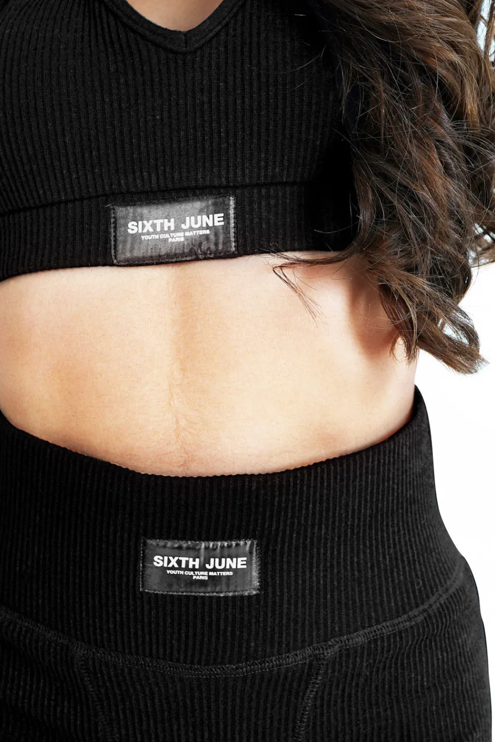 Femme Sixth June Shorts | Cycliste Court Cotele Noir