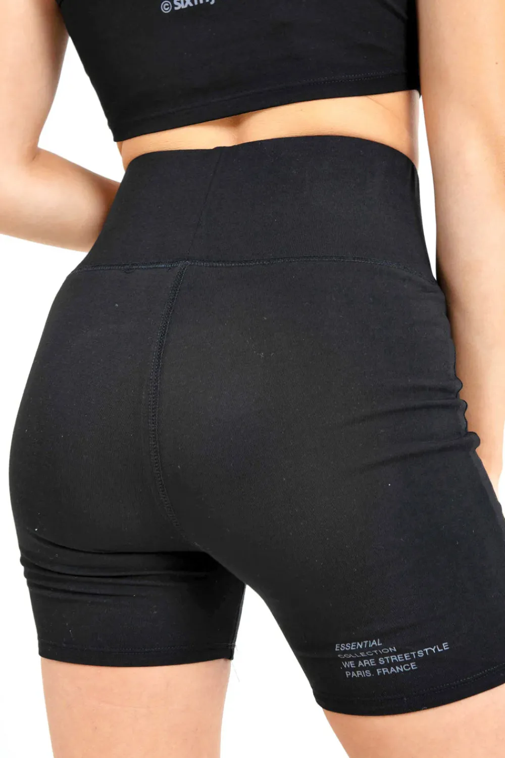 Femme Sixth June Shorts | Cycliste Court Logo Noir
