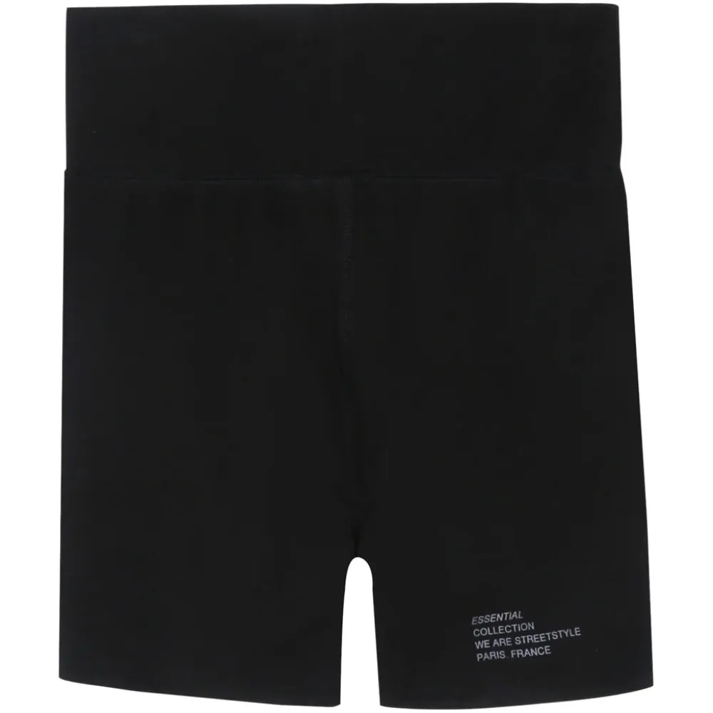 Femme Sixth June Shorts | Cycliste Court Logo Noir