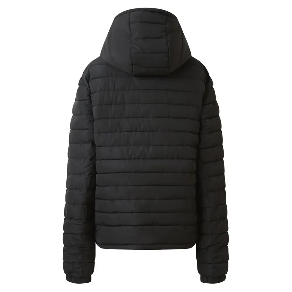 Homme Sixth June Manteaux | Doudoune Courte Zip Imprime Noir