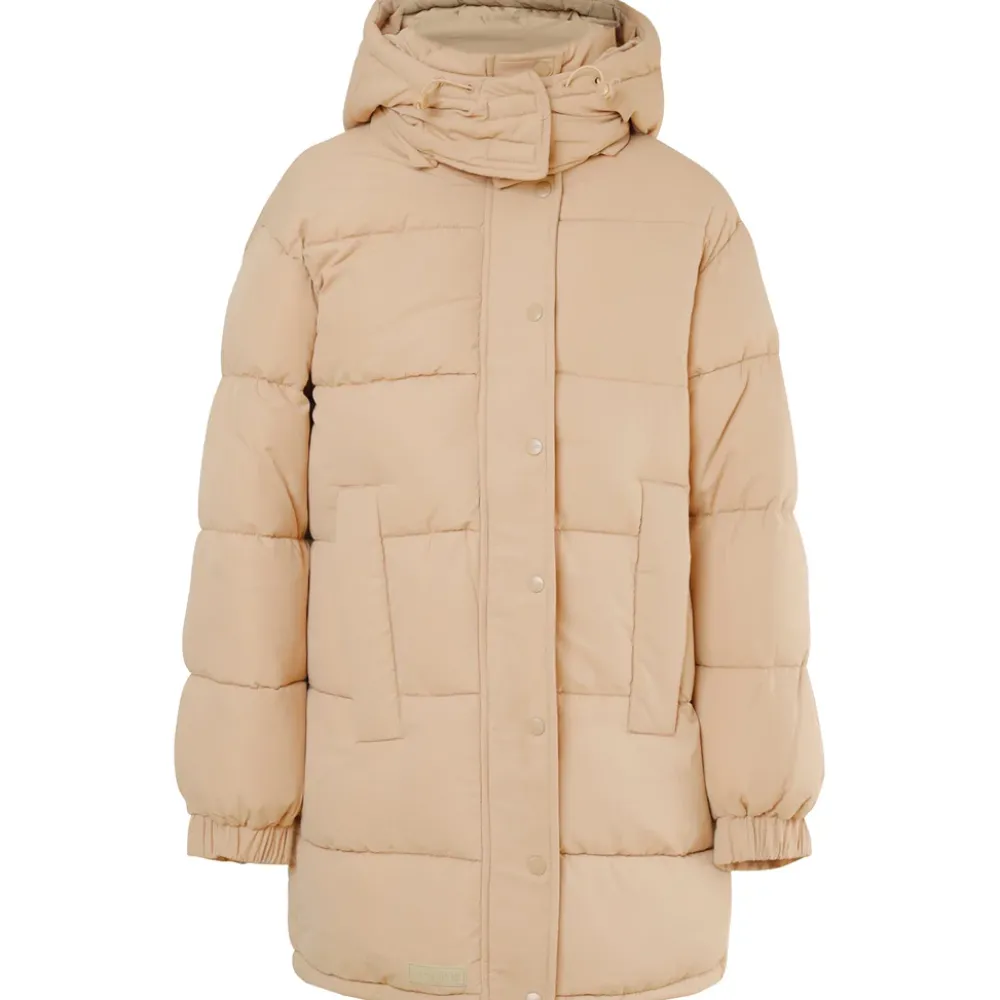 Femme Sixth June Manteaux | Doudoune Longue Oversize Beige