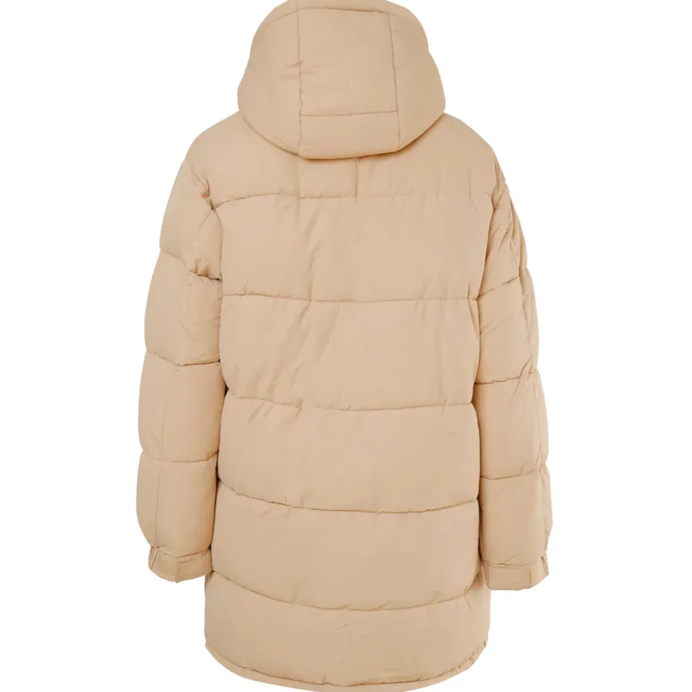 Femme Sixth June Manteaux | Doudoune Longue Oversize Beige