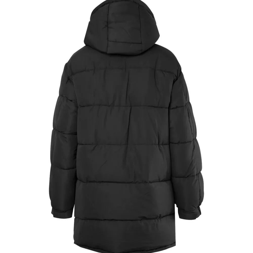 Femme Sixth June Manteaux | Doudoune Longue Oversize Noir