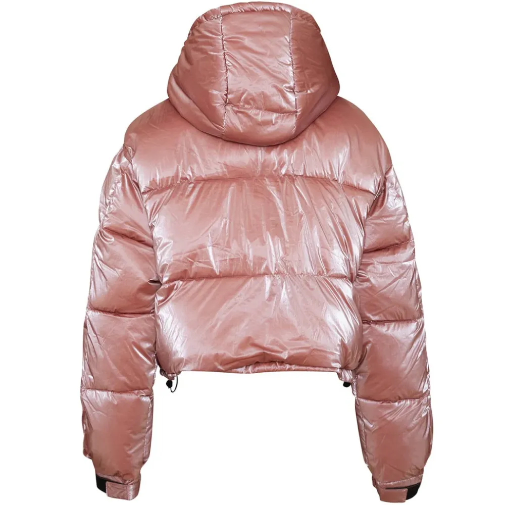 Femme Sixth June Manteaux | Doudoune Oversize Nacre Rose