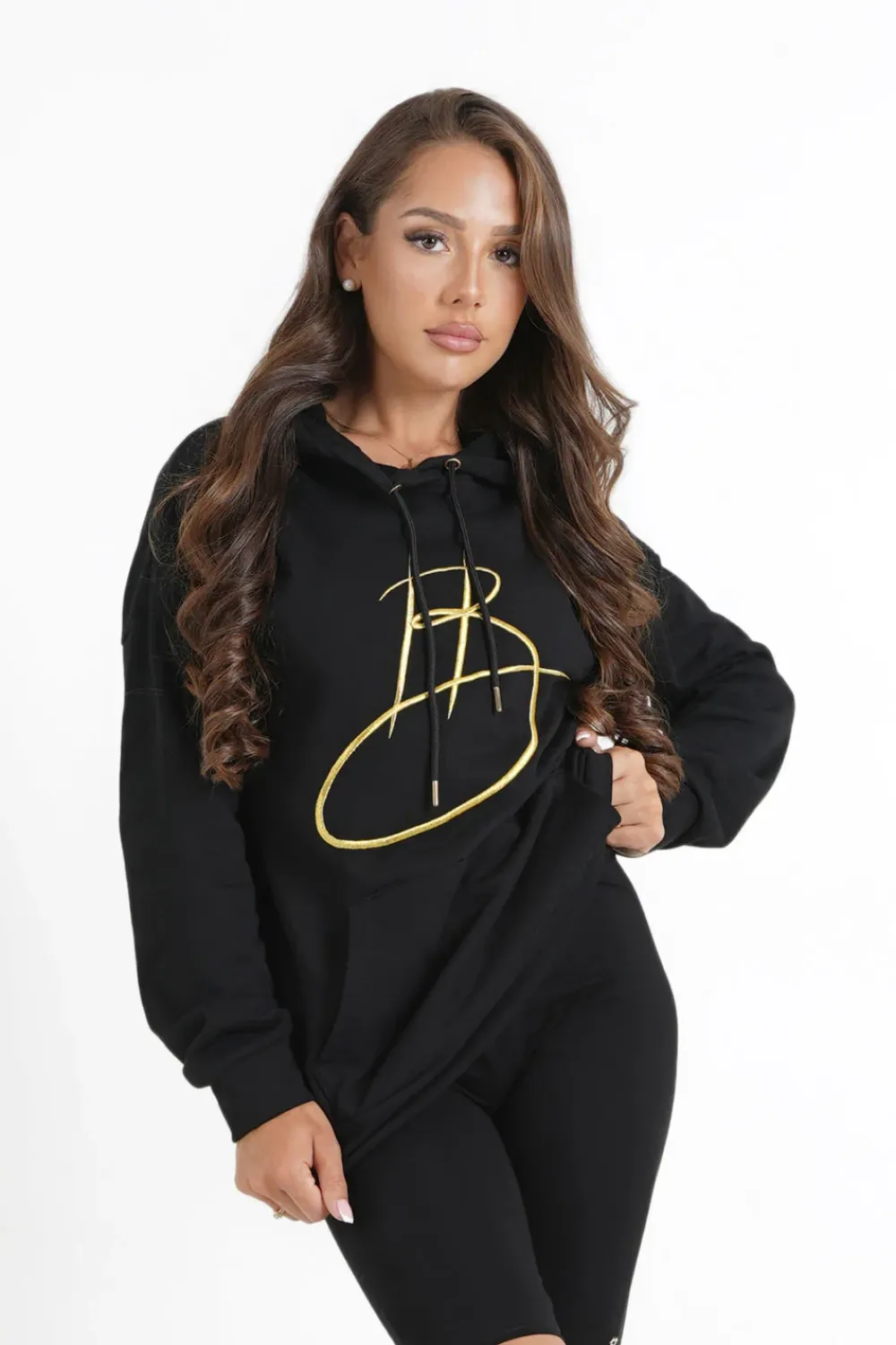 Femme Sixth June Sweats | Helena Bu | Sweatshirt Capuche Noir