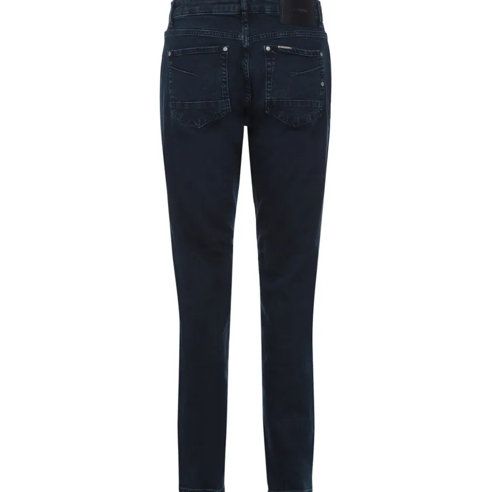 Homme Sixth June Pantalons | Jean Regular Griffe Bleu Fonce