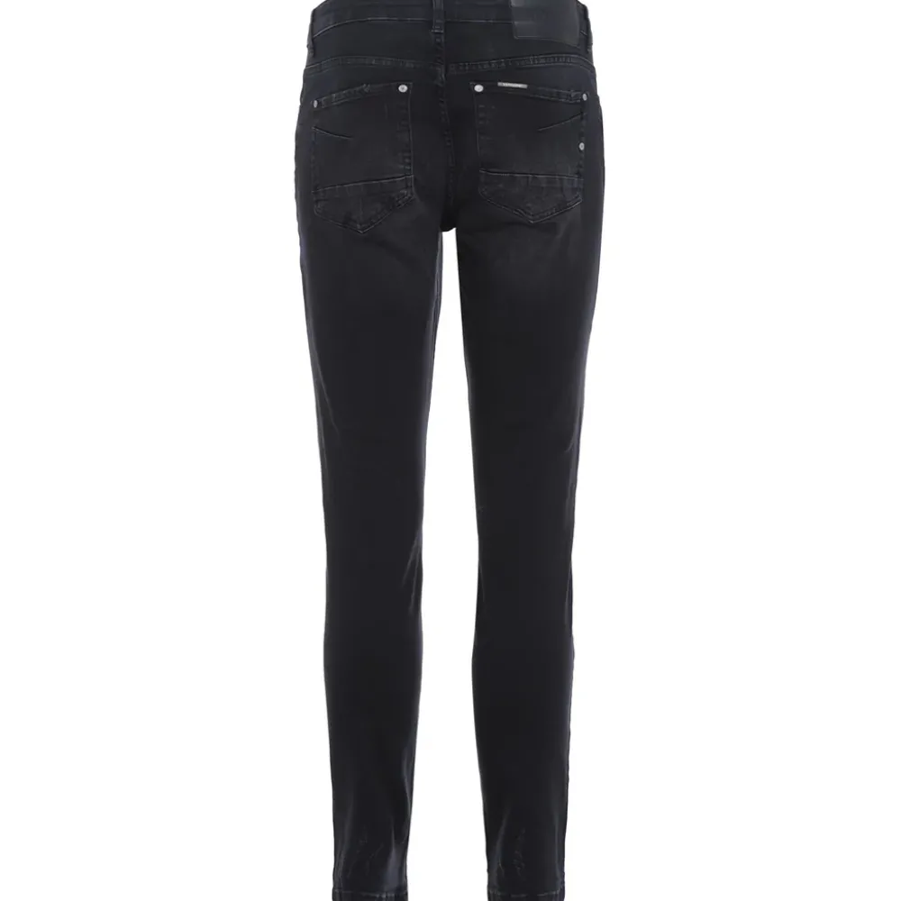 Homme Sixth June Pantalons | Jean Slim Griffe Noir