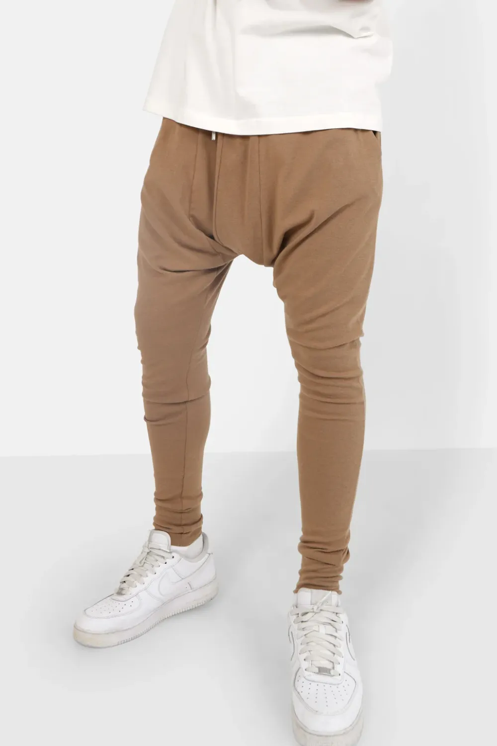 Homme Sixth June Pantalons | Jogging Sarouel Beige