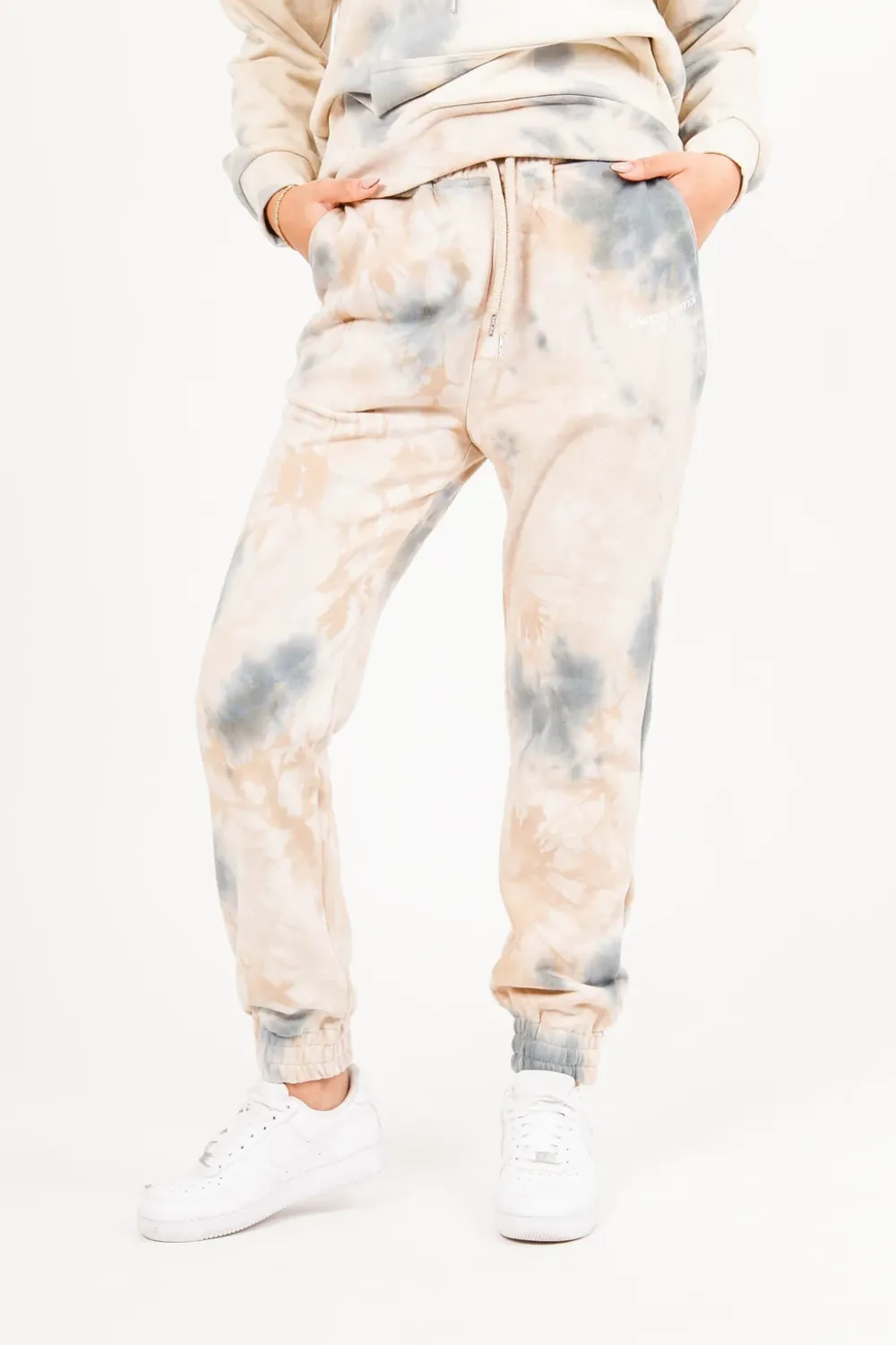 Femme Sixth June Pantalons | Jogging Tie Dye Limited Edition Beige