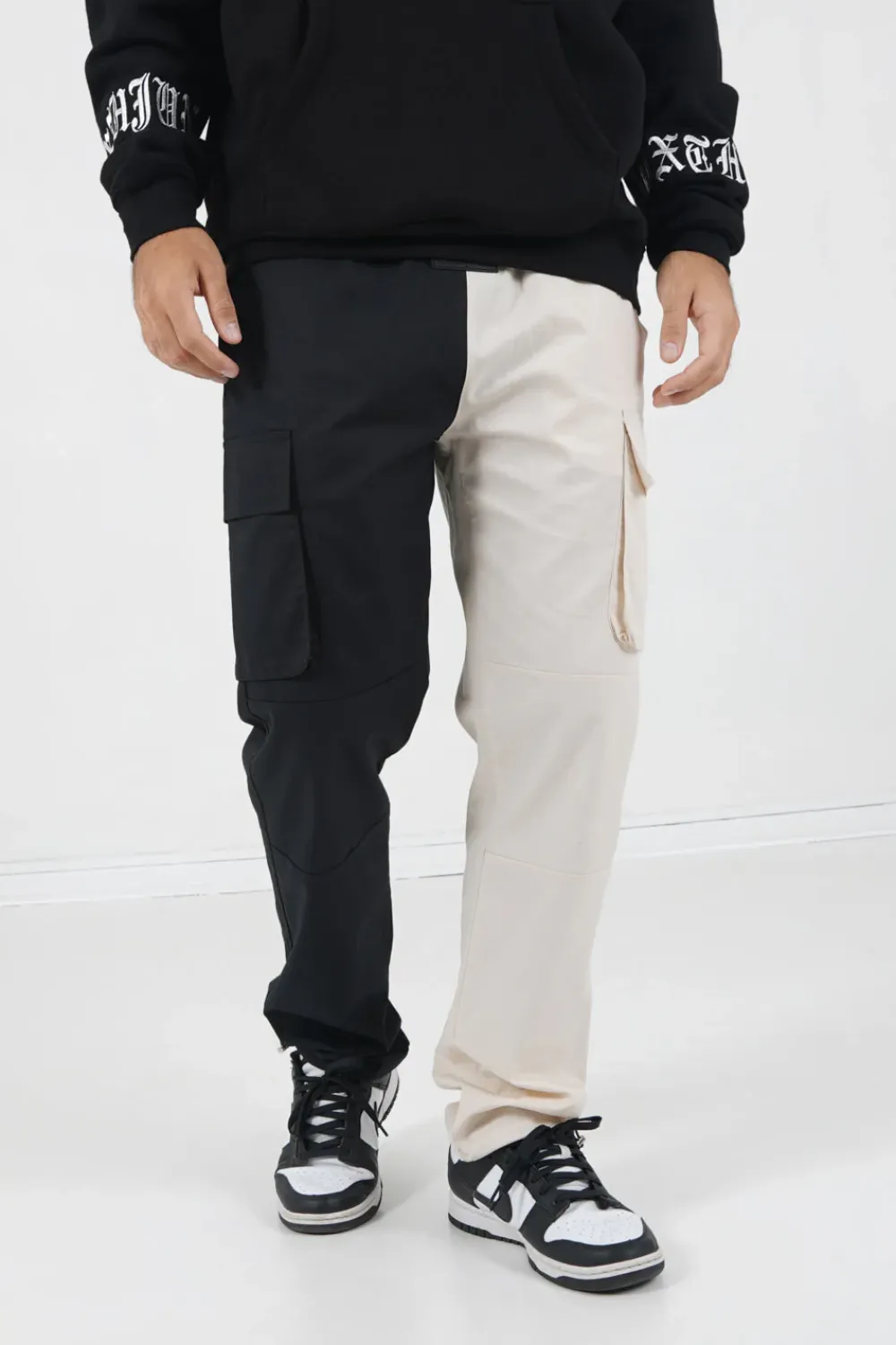 Homme Sixth June Pantalons | Pantalon Cargo Bicolore Poches Multicolore