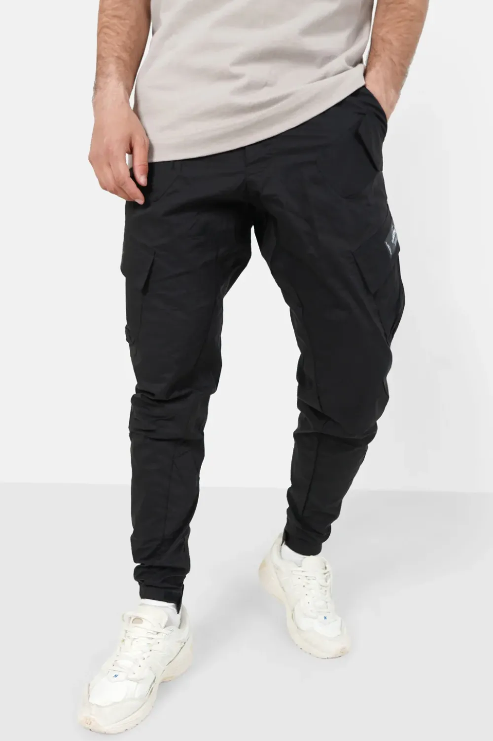 Homme Sixth June Pantalons | Pantalon Cargo Leger Noir