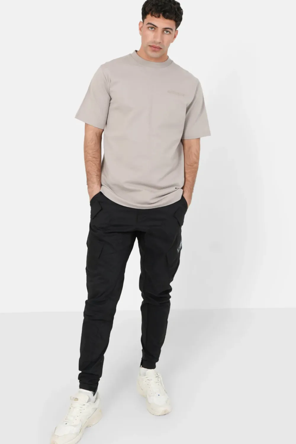 Homme Sixth June Pantalons | Pantalon Cargo Leger Noir