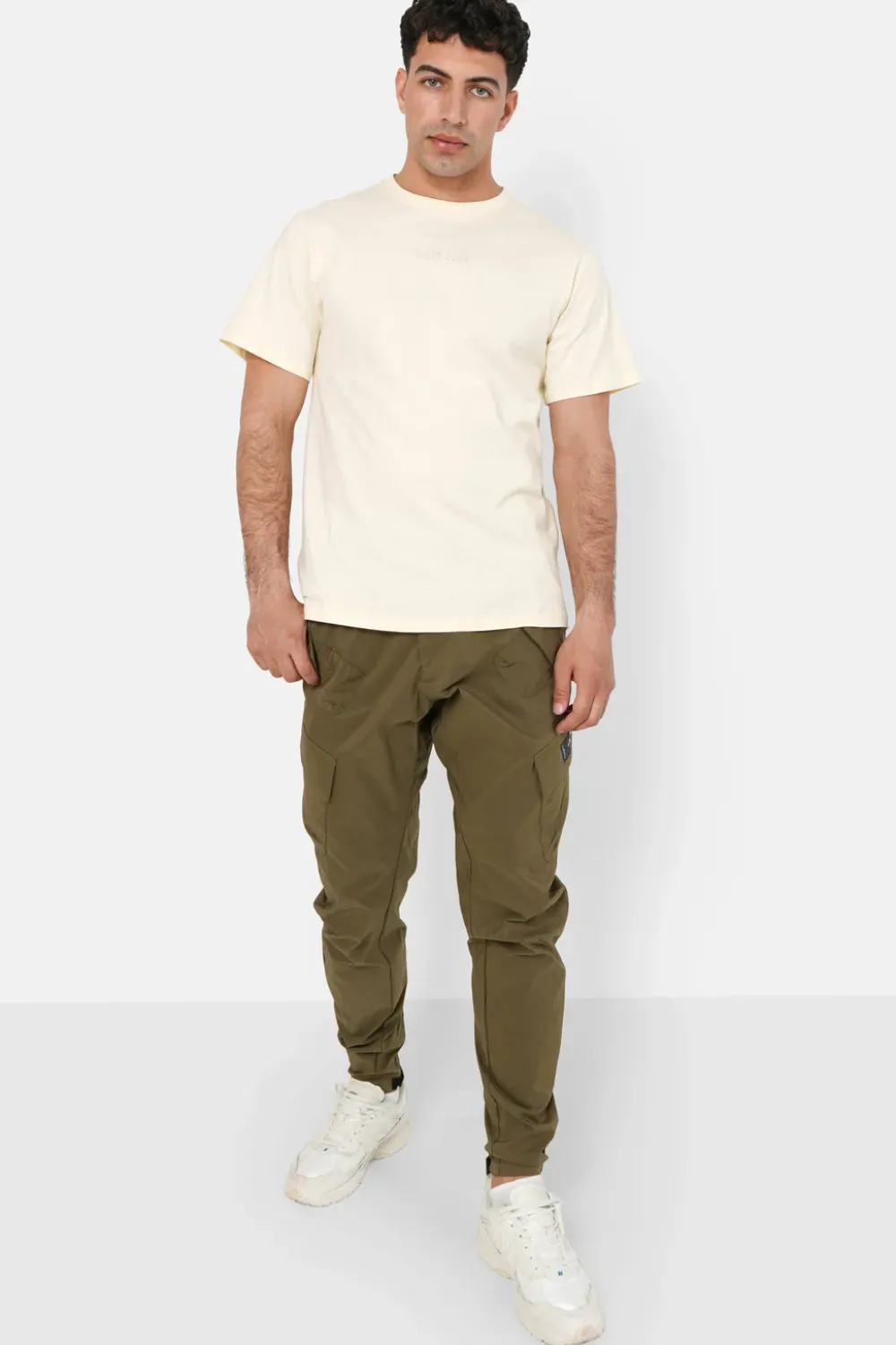 Homme Sixth June Pantalons | Pantalon Cargo Leger Vert Kaki