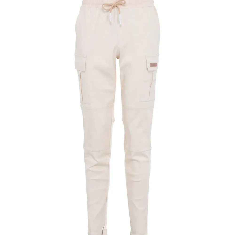 Homme Sixth June Pantalons | Pantalon Droit Poches Cargo Beige