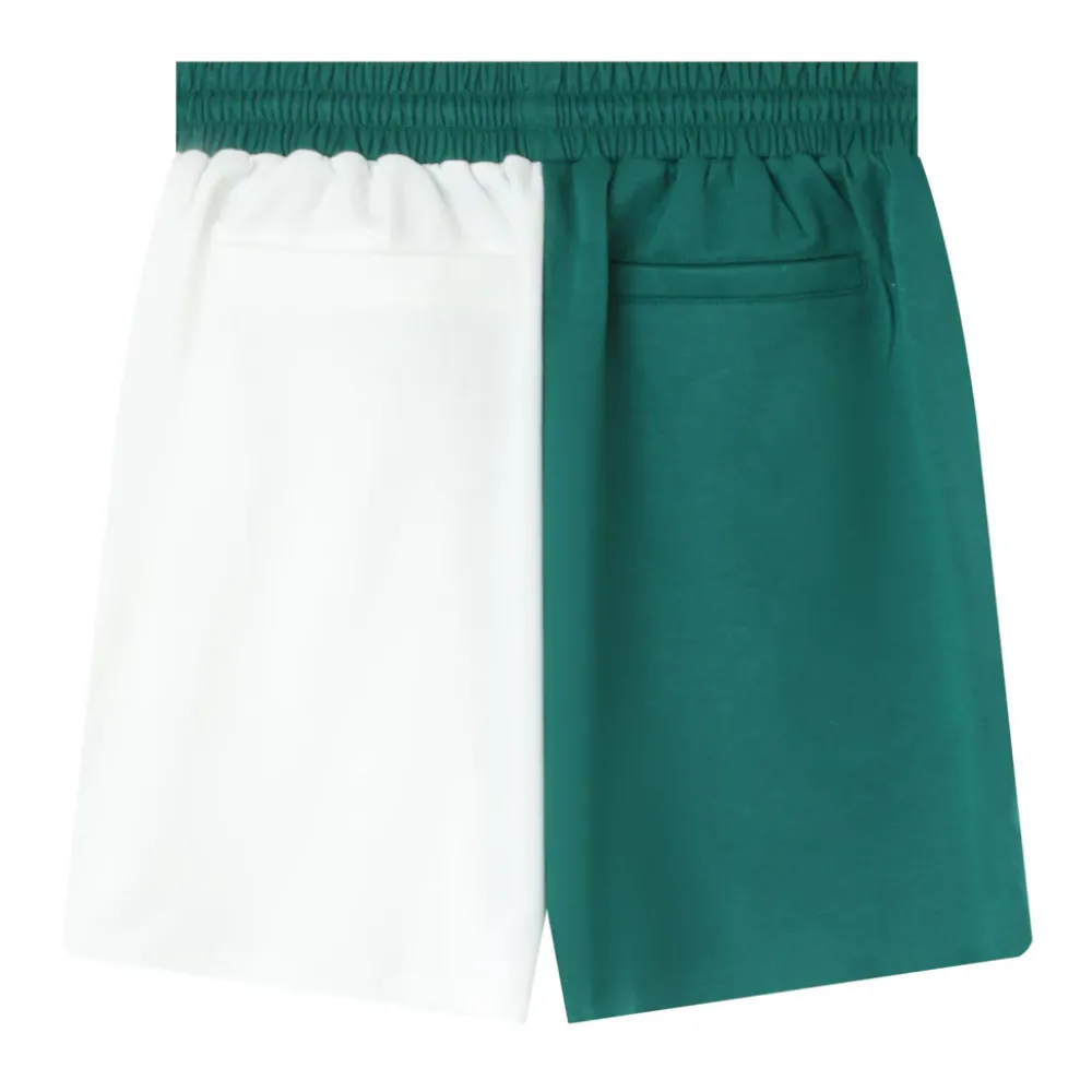 Homme Sixth June Shorts | Short Bicolore Logo Vert