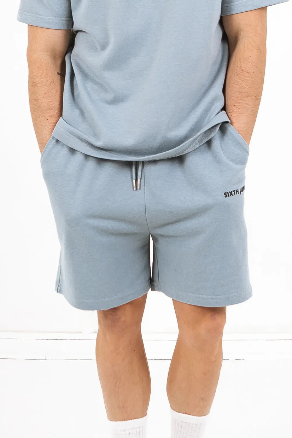 Homme Sixth June Shorts | Short Essential Logo Bleu