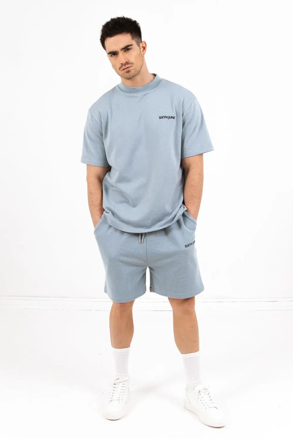 Homme Sixth June Shorts | Short Essential Logo Bleu