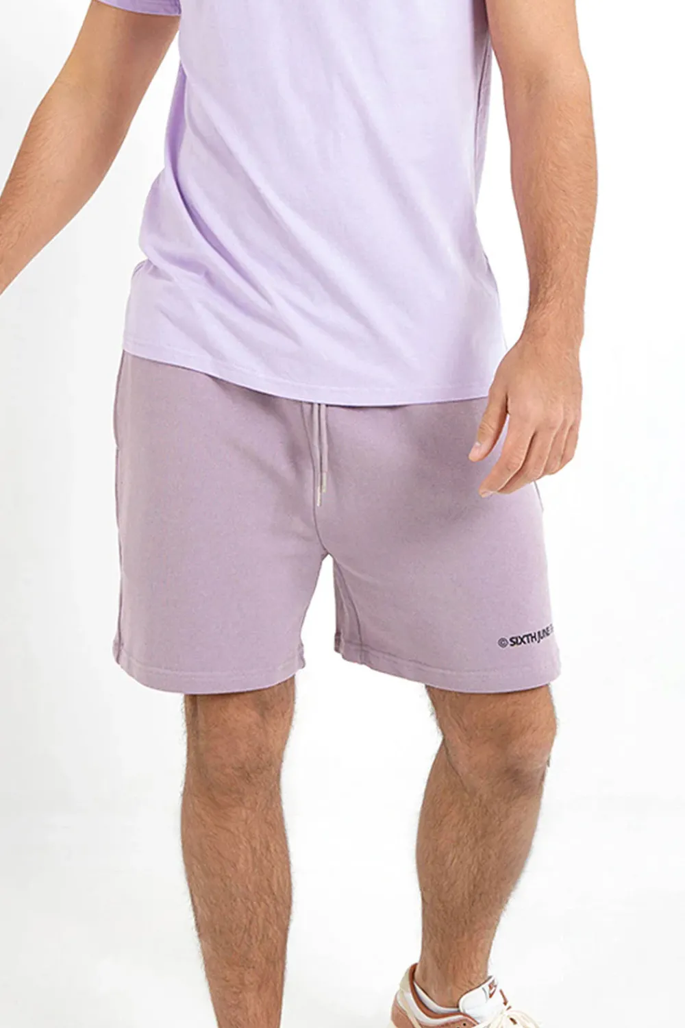 Homme Sixth June Shorts | Short Essential Logo Violet Fonce