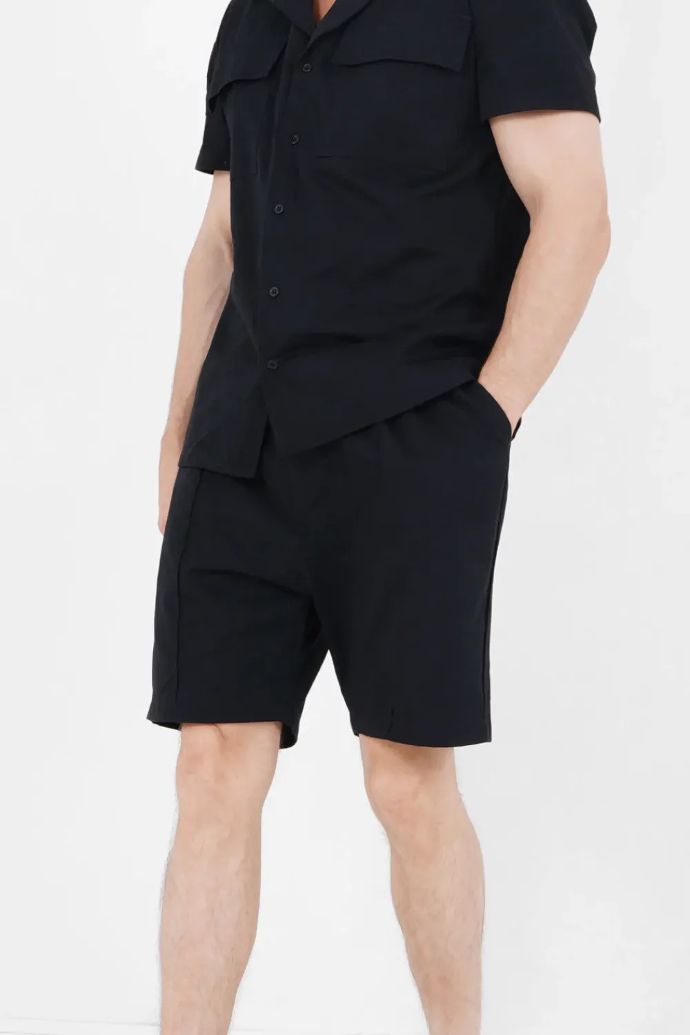 Homme Sixth June Shorts | Short Surpiqures Noir