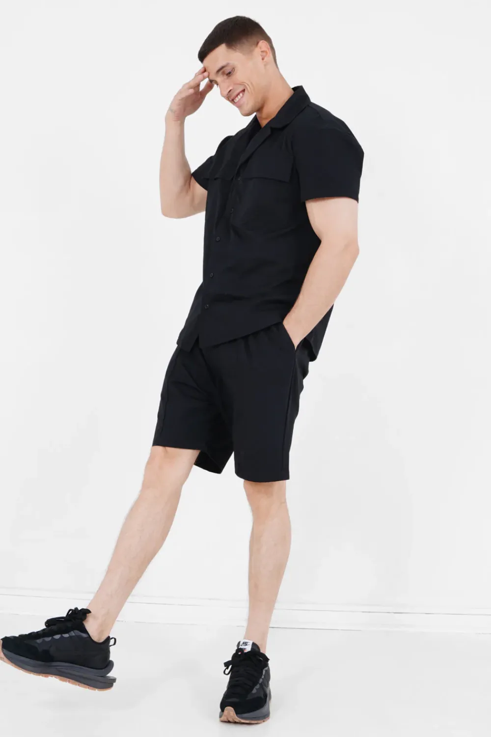 Homme Sixth June Shorts | Short Surpiqures Noir