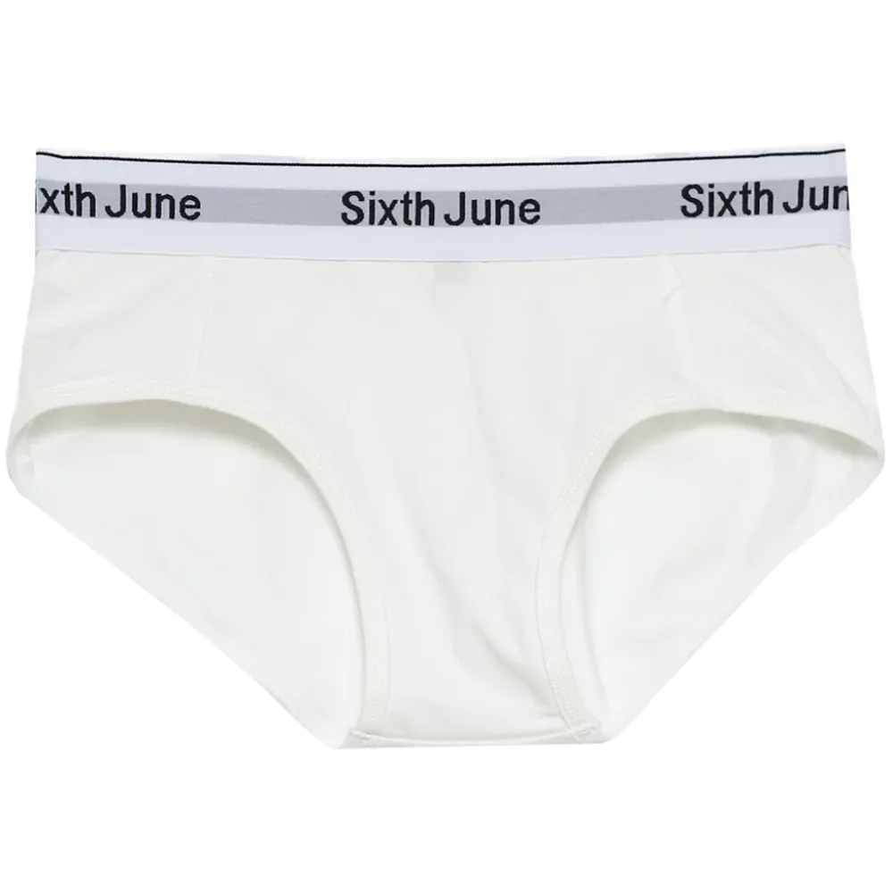 Femme Sixth June Sous Vêtements | Shorty Taille Haute Blanc