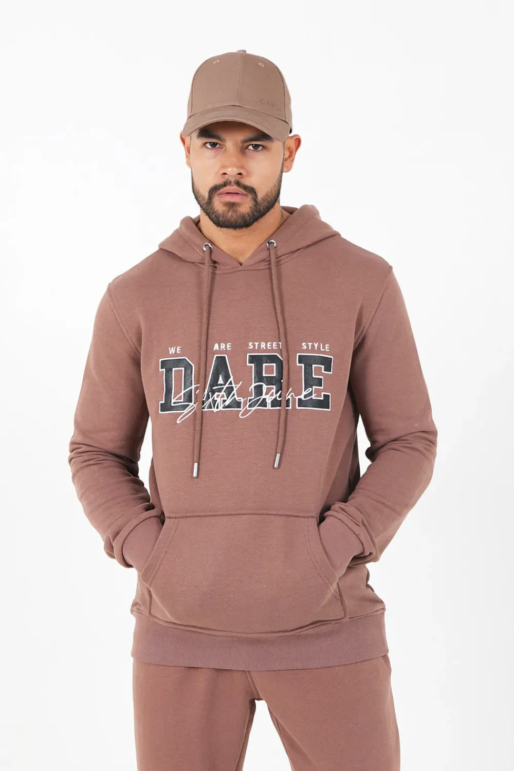 Homme Sixth June Sweats | Sweat Capuche Dare Marron