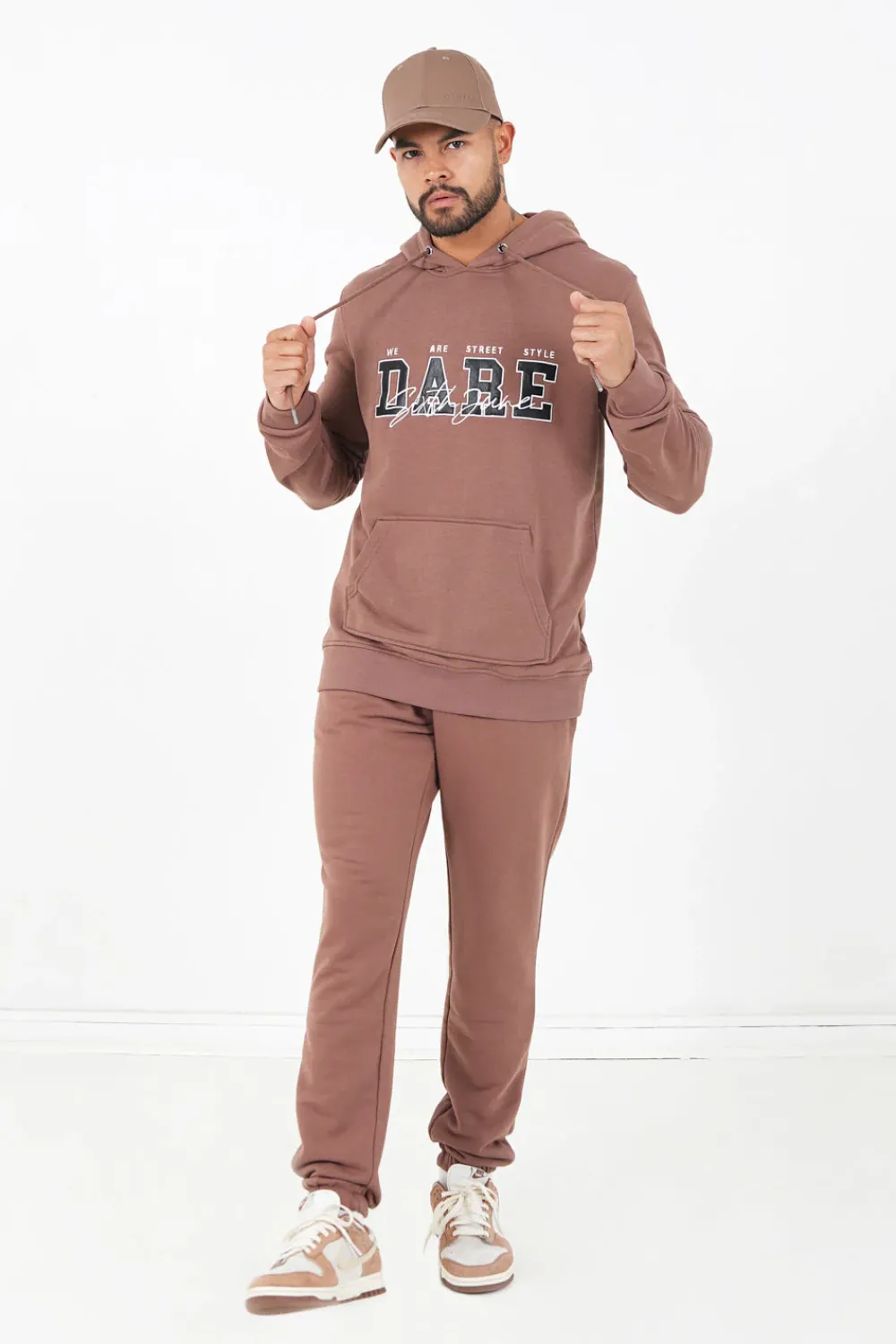 Homme Sixth June Sweats | Sweat Capuche Dare Marron