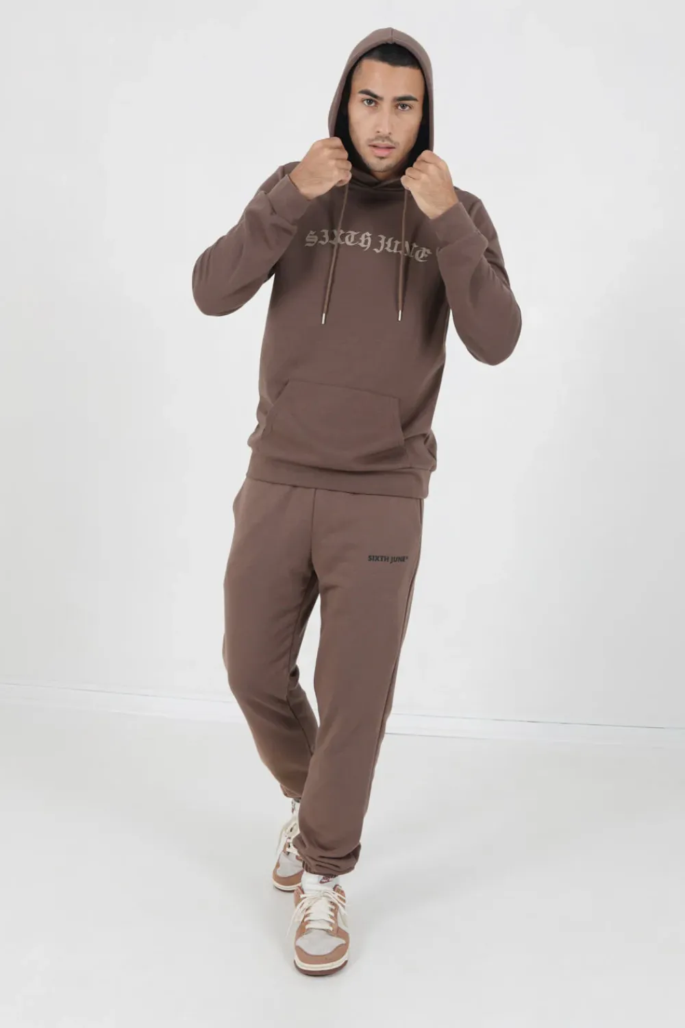 Homme Sixth June Sweats | Sweat Capuche Resurrection Marron