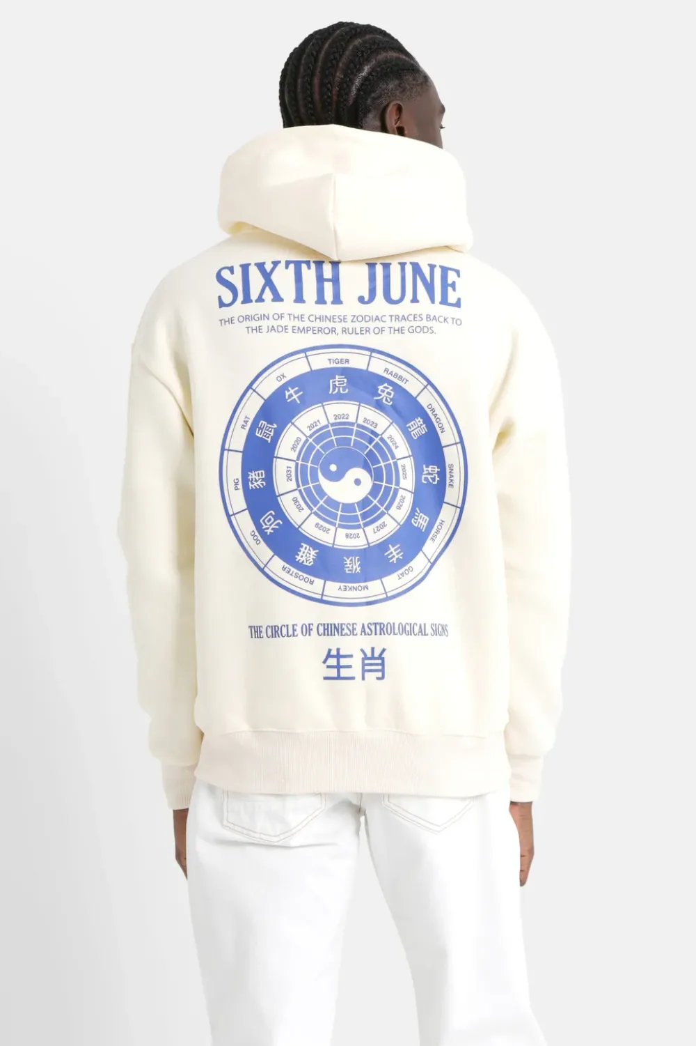 Homme Sixth June Sweats | Sweat Capuche Signes Zodiaque Jaune Clair