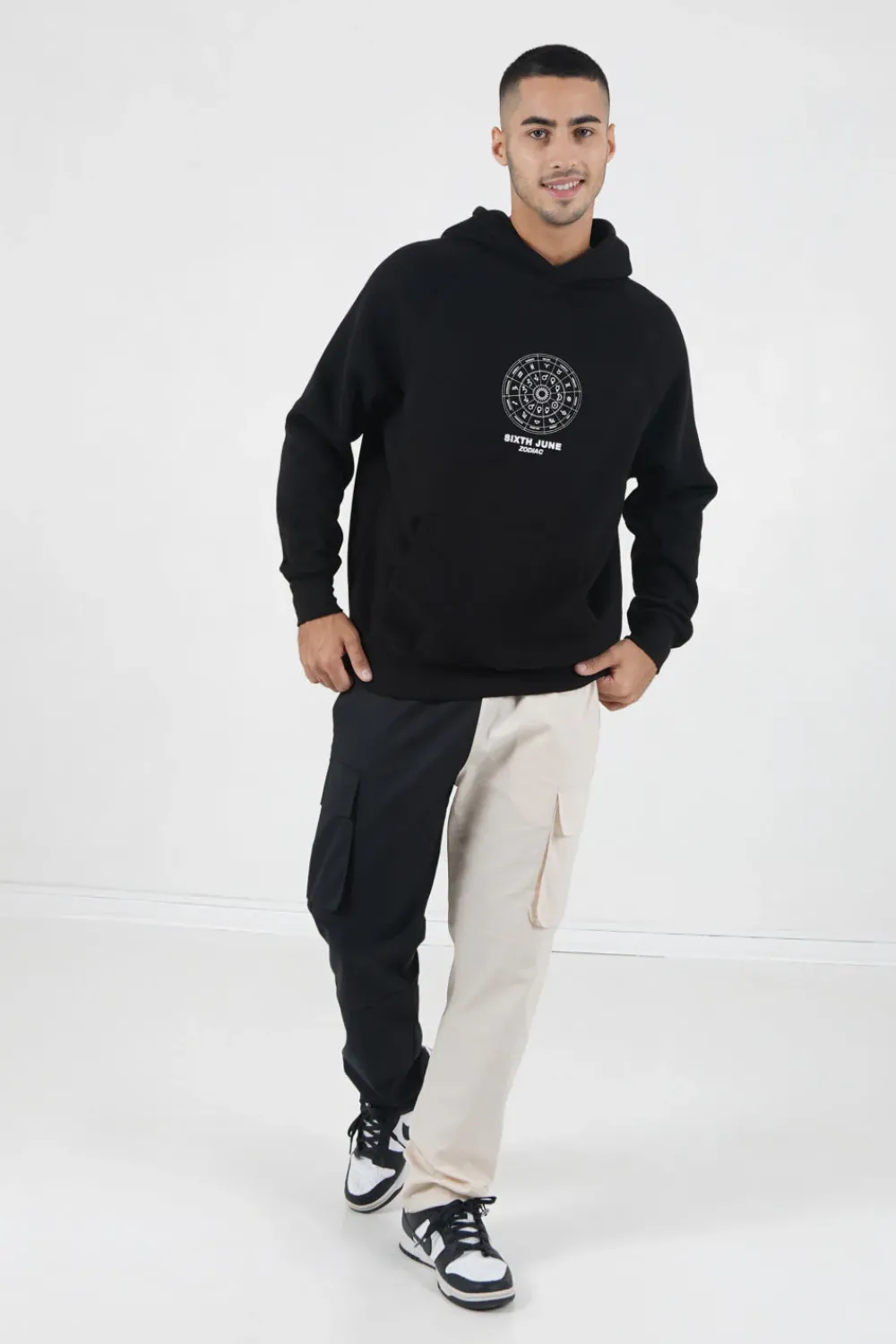 Homme Sixth June Sweats | Sweat Capuche Signes Zodiaque Noir