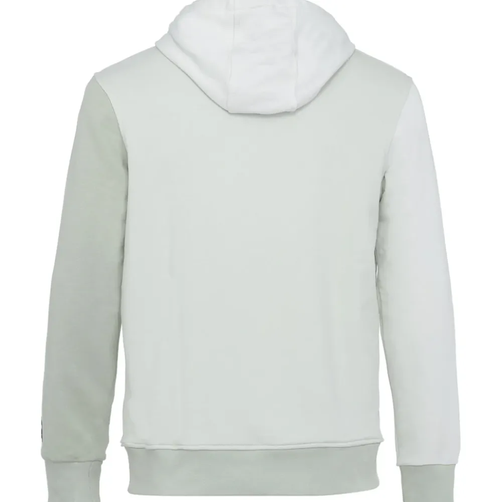 Homme Sixth June Sweats | Sweat Capuche Tricolore Logo Vert Clair