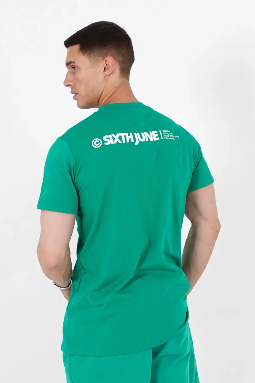 Homme Sixth June Hauts | T-Shirt Essential Logo Vert